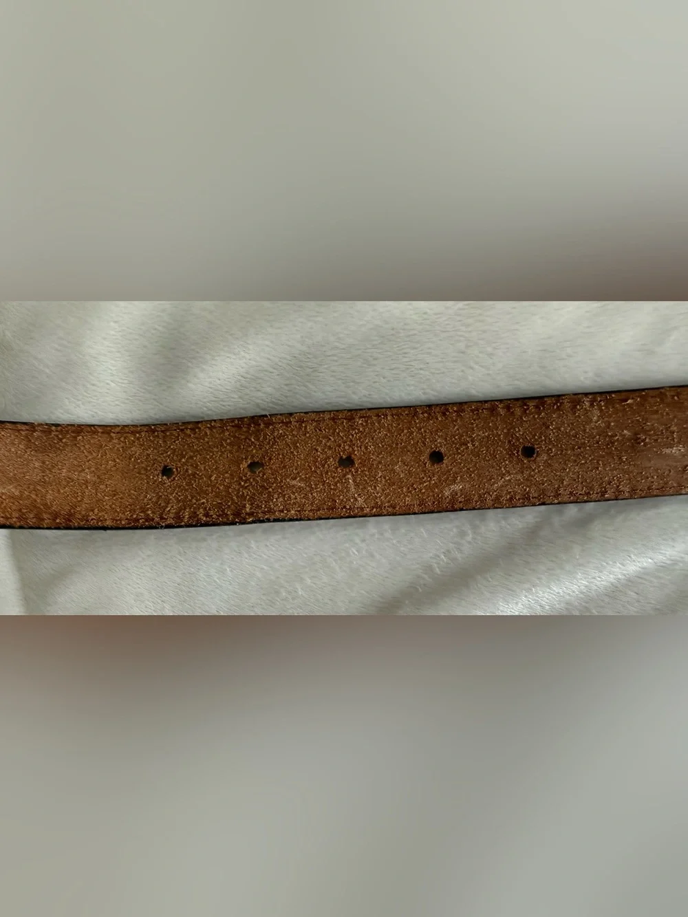 Vintage Genuine Leather Woven Men’s Belt Made in Argentina USA Buckle Size 34